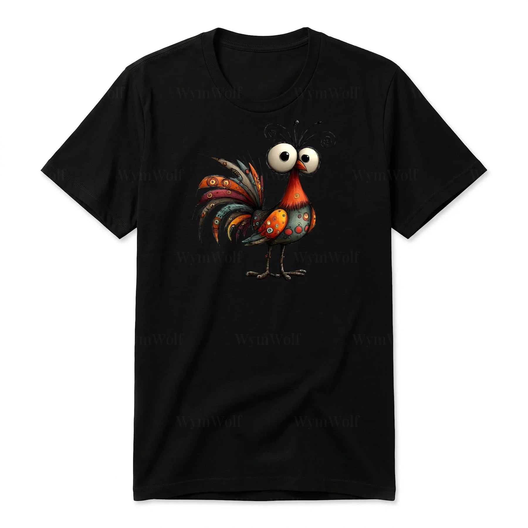 T-shirt Quirky Bird graphic 0040