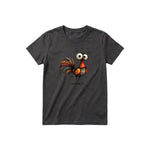 T-shirt Quirky Bird graphic 0040 - Dark Gray