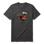 T-shirt Quirky Bird graphic 0040 - Dark Gray