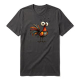 T-shirt Quirky Bird graphic 0040 - Dark Gray