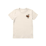 T-shirt Quirky Bird graphic 0040 - Natural
