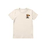 T-shirt Quirky Bird graphic 0041 - Natural