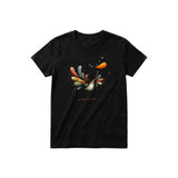 T-shirt Quirky Bird graphic 0042