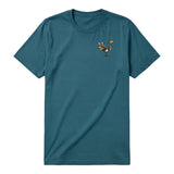 T-shirt Quirky Bird graphic 0042 - Deep Teal