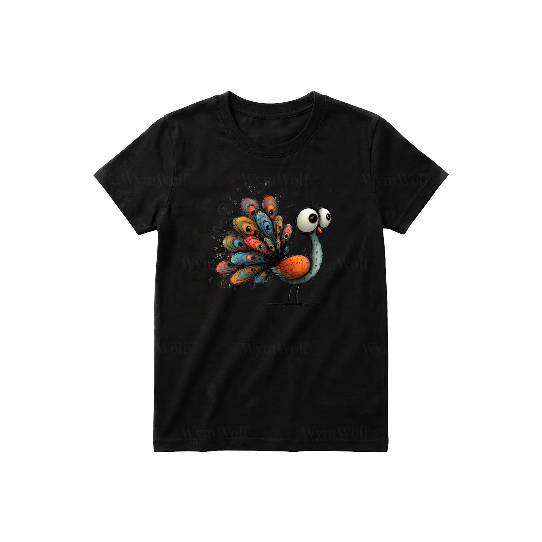 T-shirt Quirky Bird graphic 0043