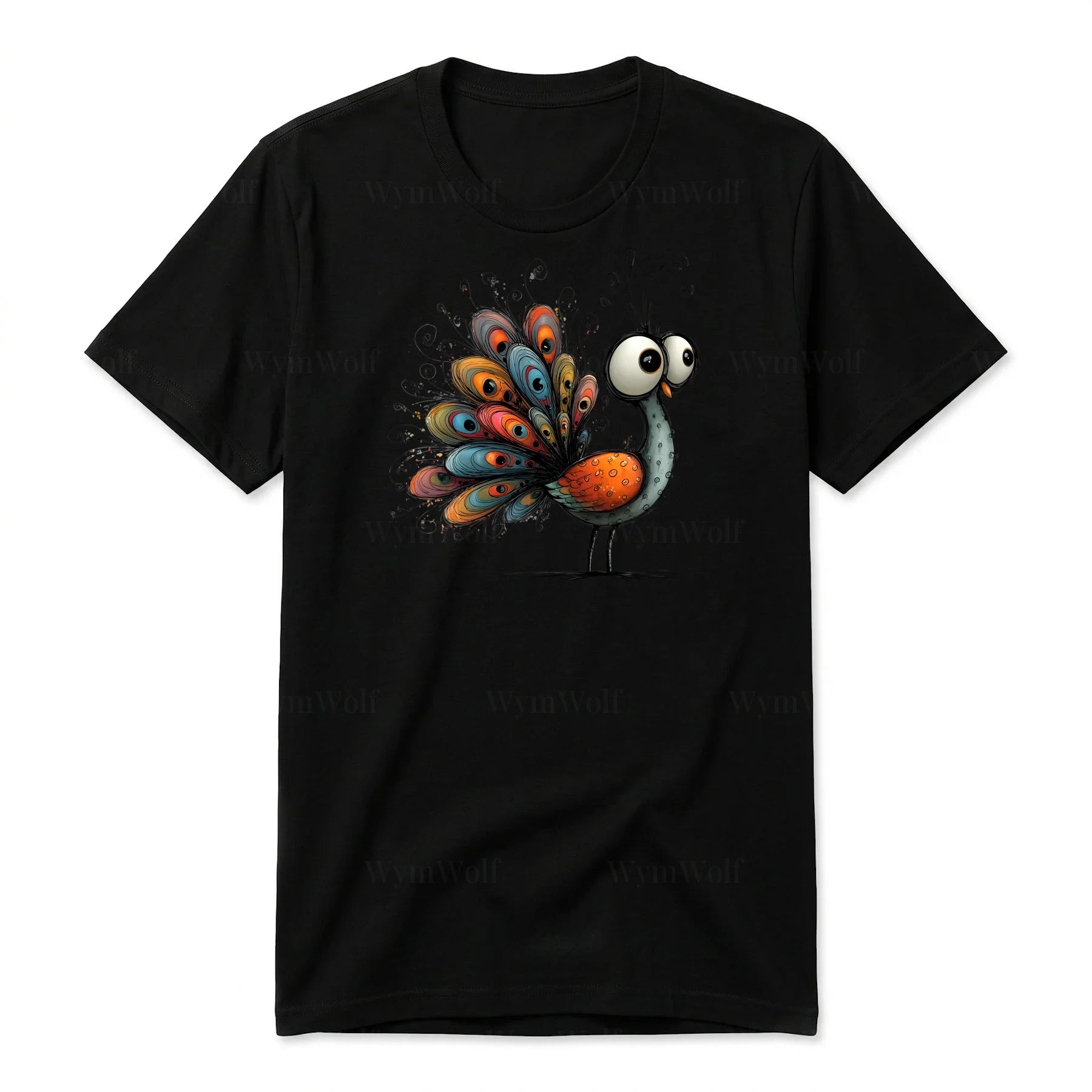 T-shirt Quirky Bird graphic 0043