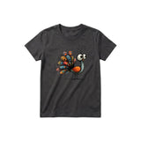 T-shirt Quirky Bird graphic 0043 - Dark Gray