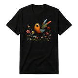 T-shirt Quirky Bird graphic 0044