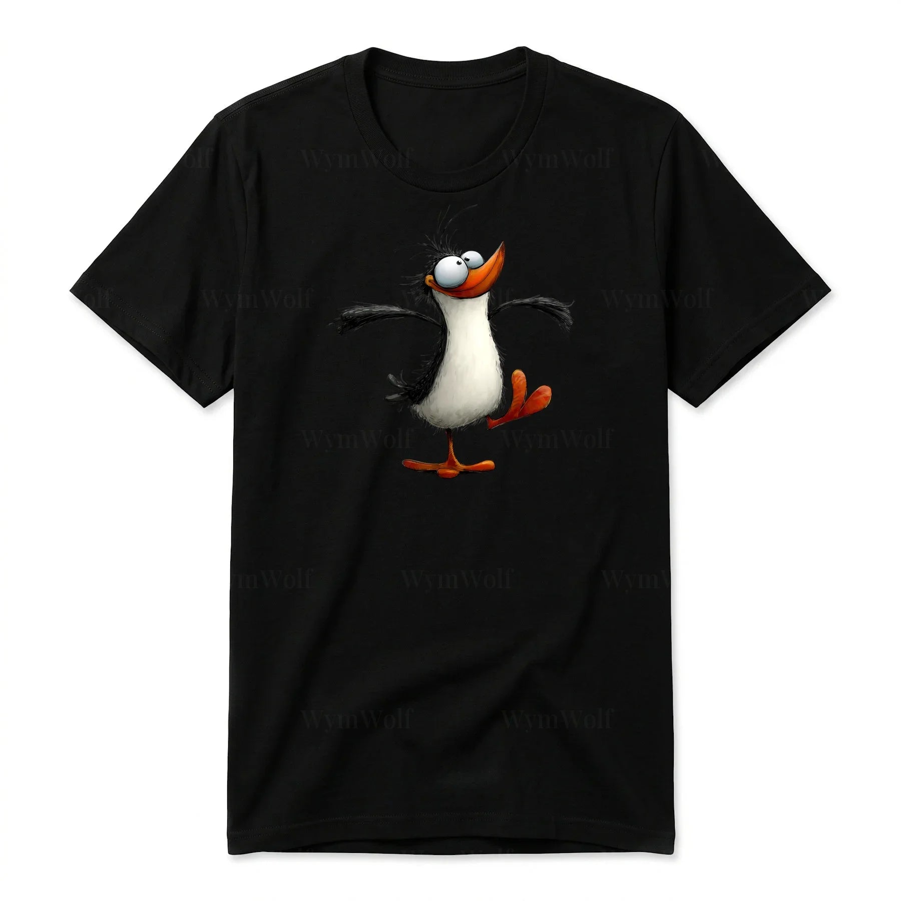 T-shirt Quirky Bird graphic 0045