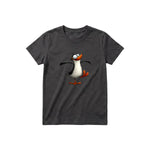 T-shirt Quirky Bird graphic 0045 - Dark Gray