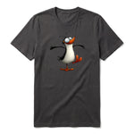 T-shirt Quirky Bird graphic 0045 - Dark Gray
