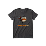 T-shirt Quirky Bird graphic 0046 - Dark Gray