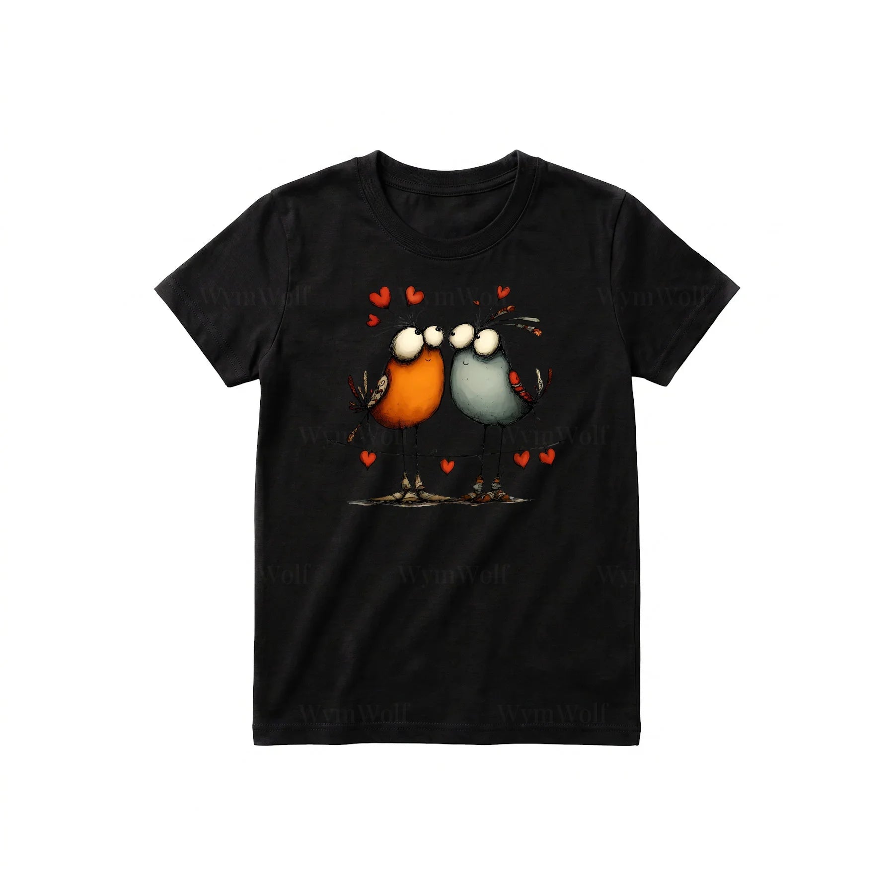 T-shirt Quirky Bird graphic 0047