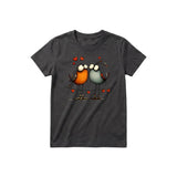 T-shirt Quirky Bird graphic 0047 - Dark Gray