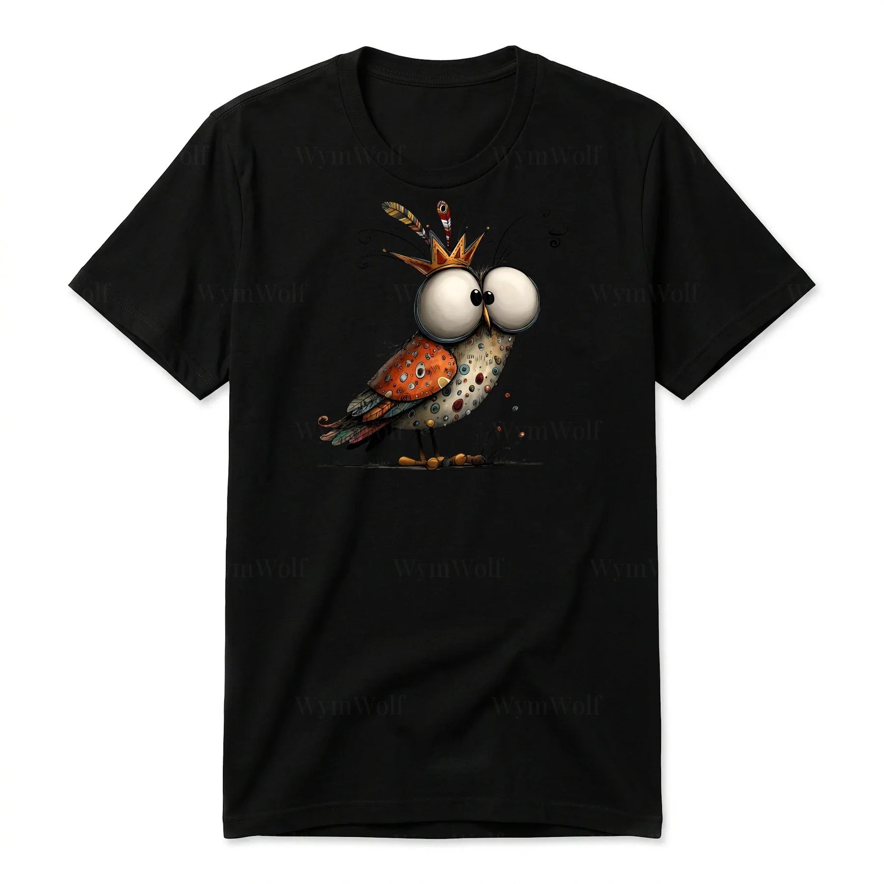 T-shirt Quirky Bird graphic 0048