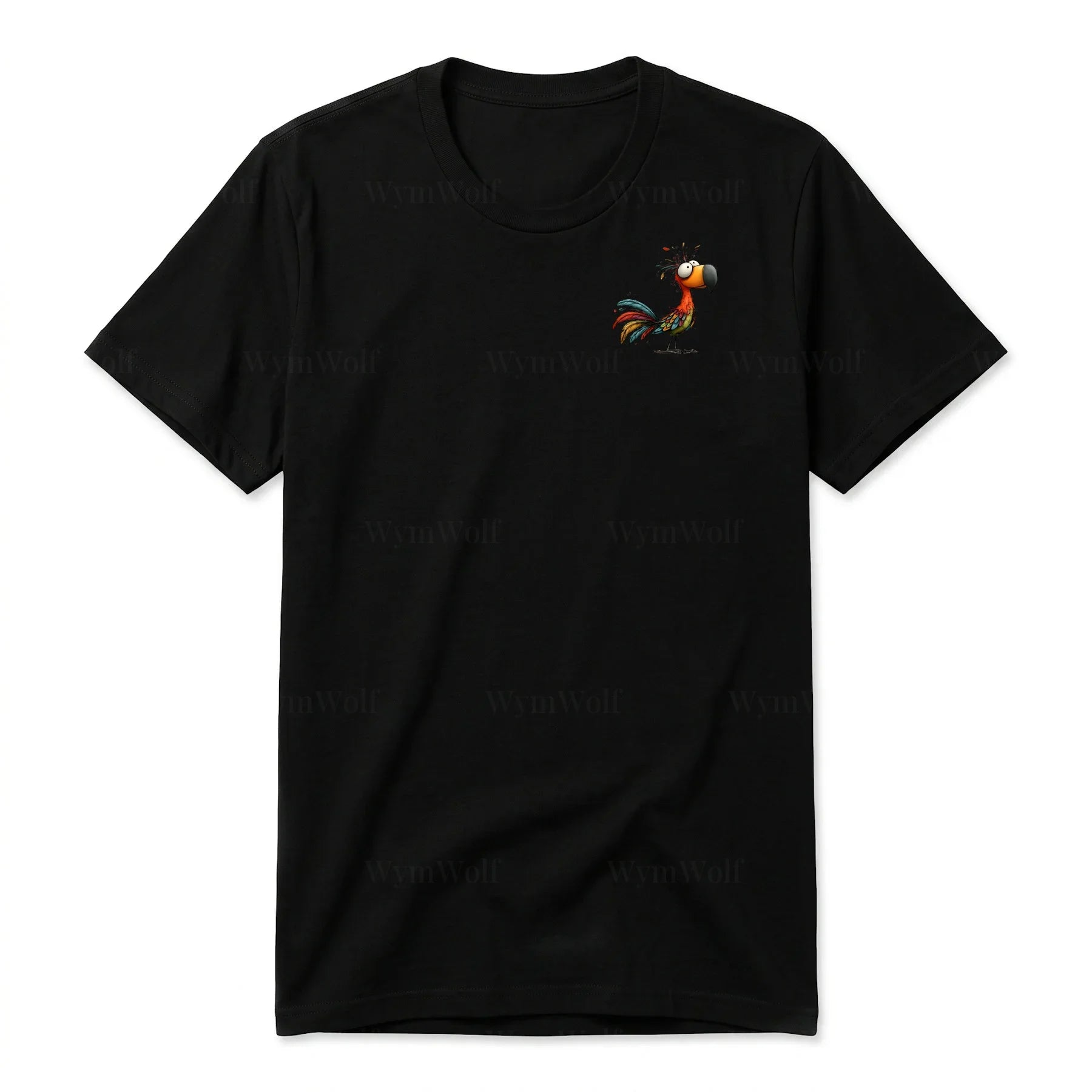 T-shirt Quirky Bird graphic 0049