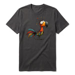 T-shirt Quirky Bird graphic 0049 - Dark Gray