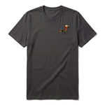 T-shirt Quirky Bird graphic 0049 - Dark Gray