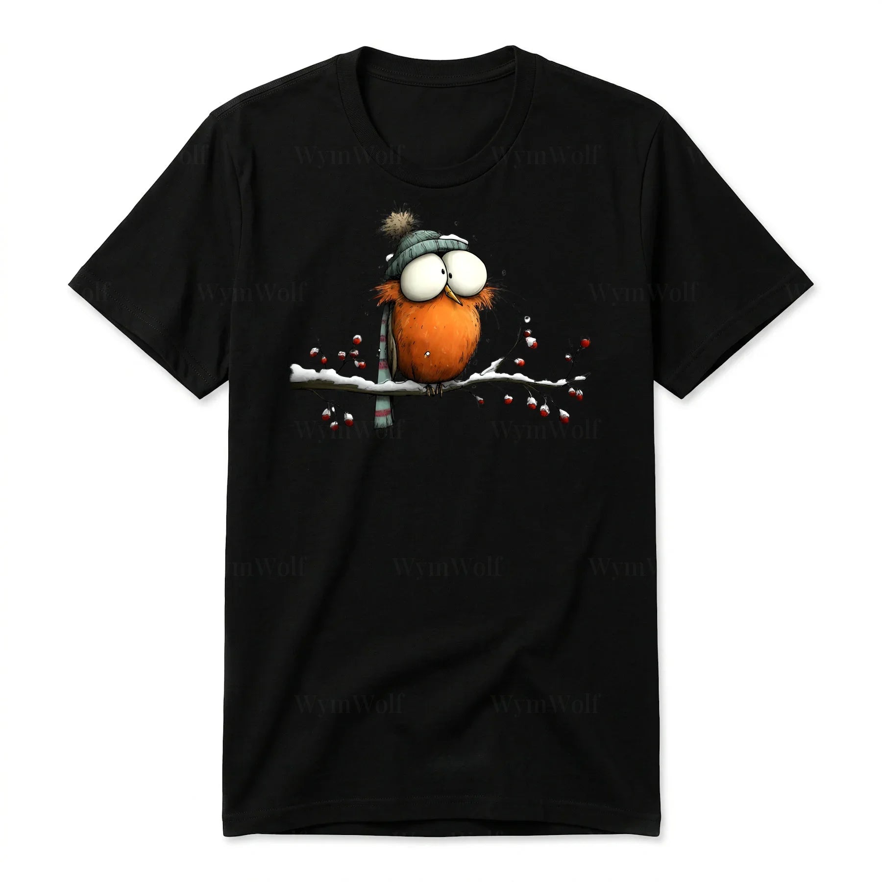 T-shirt Quirky Bird graphic 0050