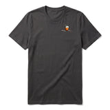 T-shirt Quirky Bird graphic 0050 - Dark Gray