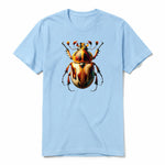 A powder short-sleeve crewneck t-shirt for adult featuring a graphic of a arthropods animal on the front.