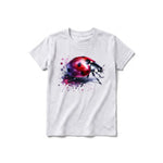 A ash grey short-sleeve crewneck t-shirt for youth featuring a graphic of a arthropods animal on the front.