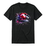 A black short-sleeve crewneck t-shirt for adult featuring a graphic of a arthropods animal on the front.