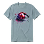 A sage short-sleeve crewneck t-shirt for adult featuring a graphic of a arthropods animal on the front.