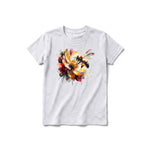 A ash grey short-sleeve crewneck t-shirt for youth featuring a graphic of a arthropods animal on the front.