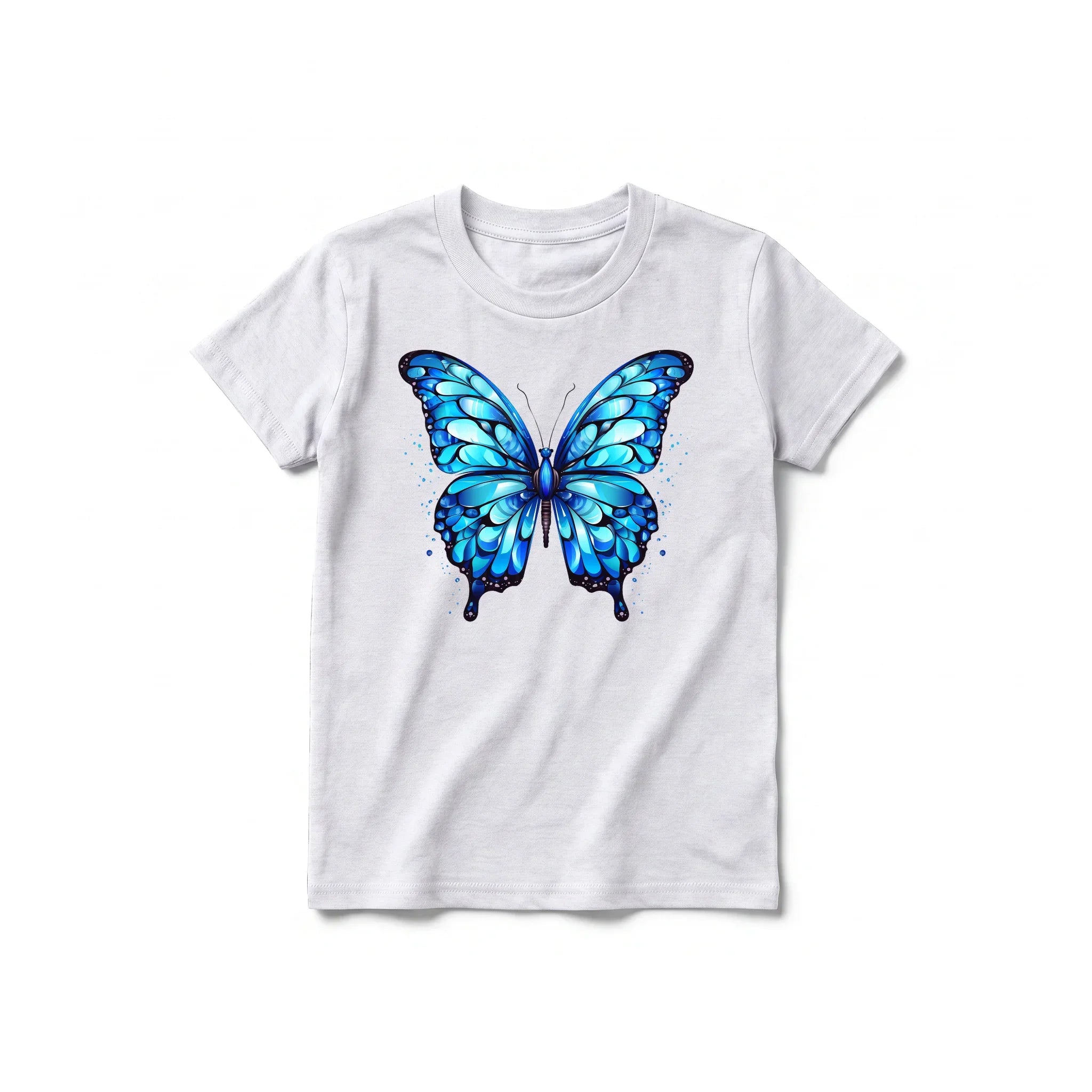 A ash grey short-sleeve crewneck t-shirt for youth featuring a graphic of a arthropods animal on the front.