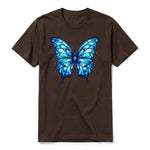 A chocolate short-sleeve crewneck t-shirt for adult featuring a graphic of a arthropods animal on the front.