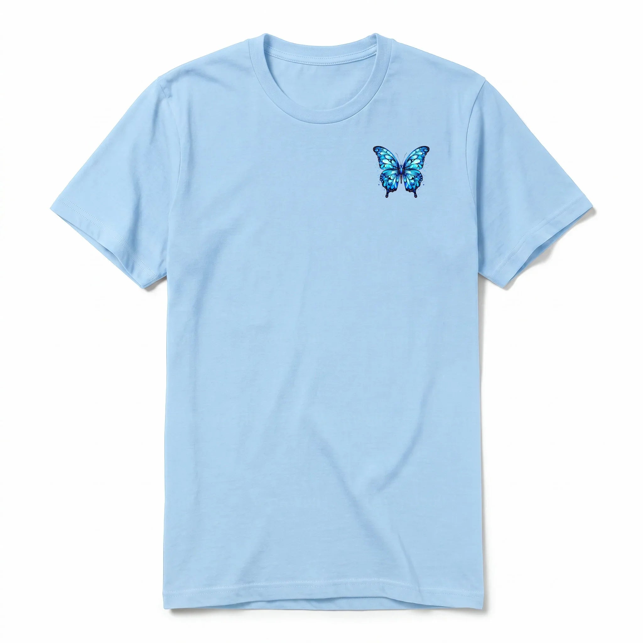 A powder short-sleeve crewneck t-shirt for adult featuring a graphic of a arthropods animal on the left chest.