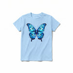 A powder short-sleeve crewneck t-shirt for youth featuring a graphic of a arthropods animal on the front.