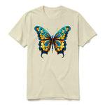 A latte short-sleeve crewneck t-shirt for adult featuring a graphic of a arthropods animal on the front.