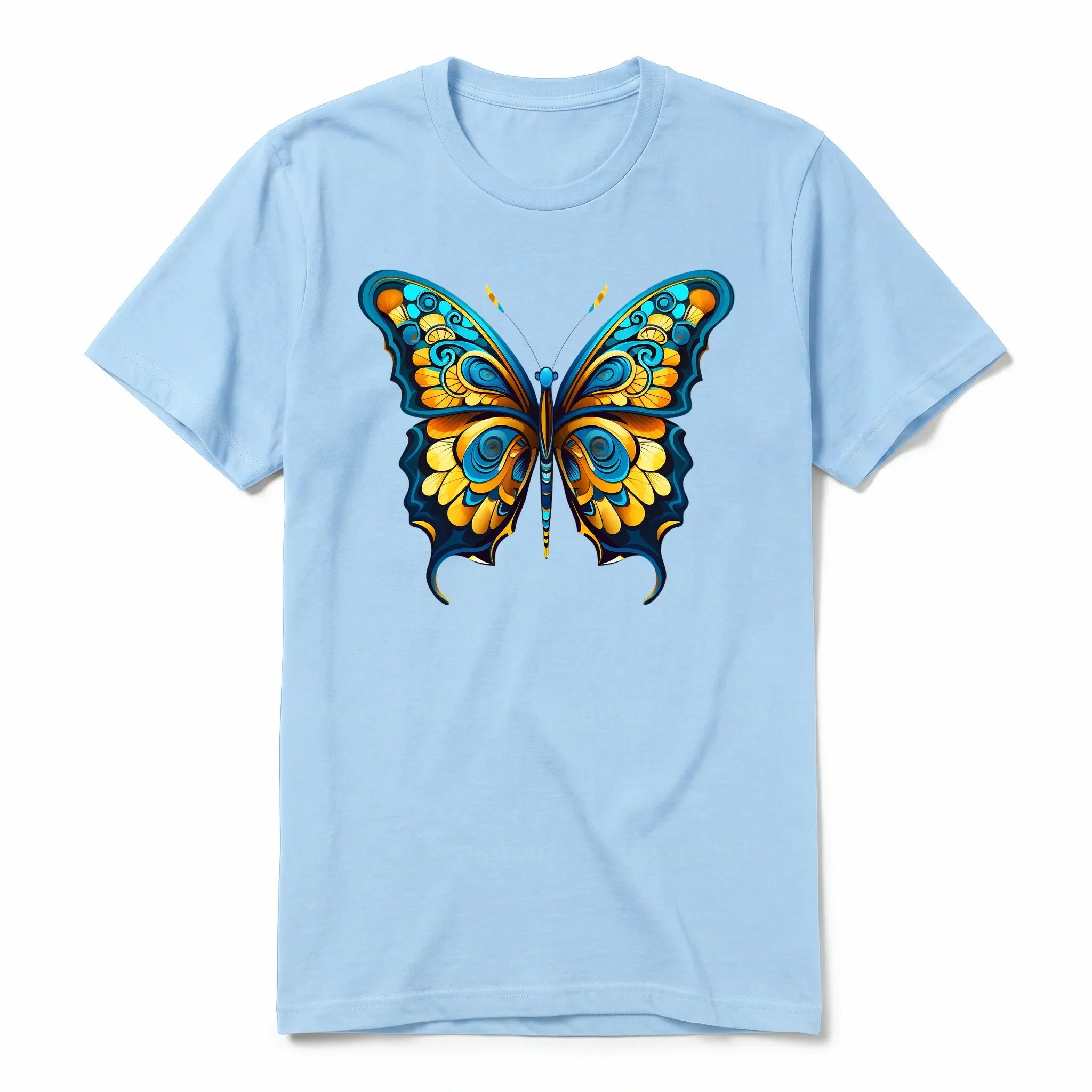 A powder short-sleeve crewneck t-shirt for adult featuring a graphic of a arthropods animal on the front.