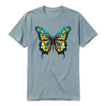 A sage short-sleeve crewneck t-shirt for adult featuring a graphic of a arthropods animal on the front.