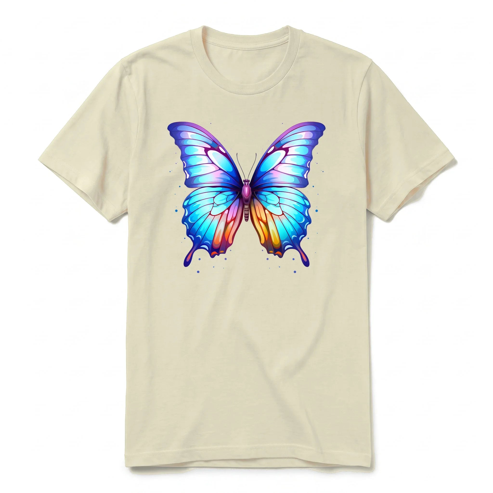 A latte short-sleeve crewneck t-shirt for adult featuring a graphic of a arthropods animal on the front.