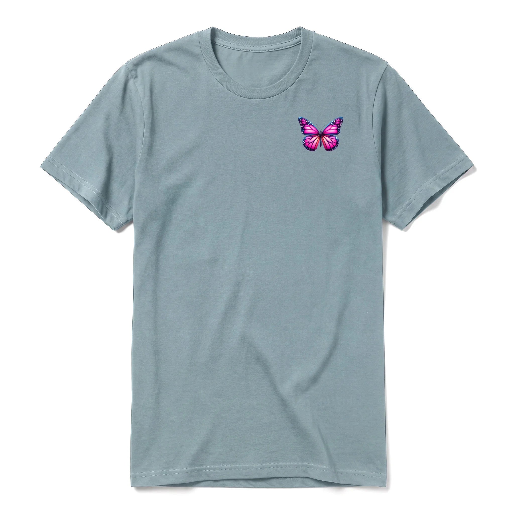 A sage short-sleeve crewneck t-shirt for adult featuring a graphic of a arthropods animal on the left chest.