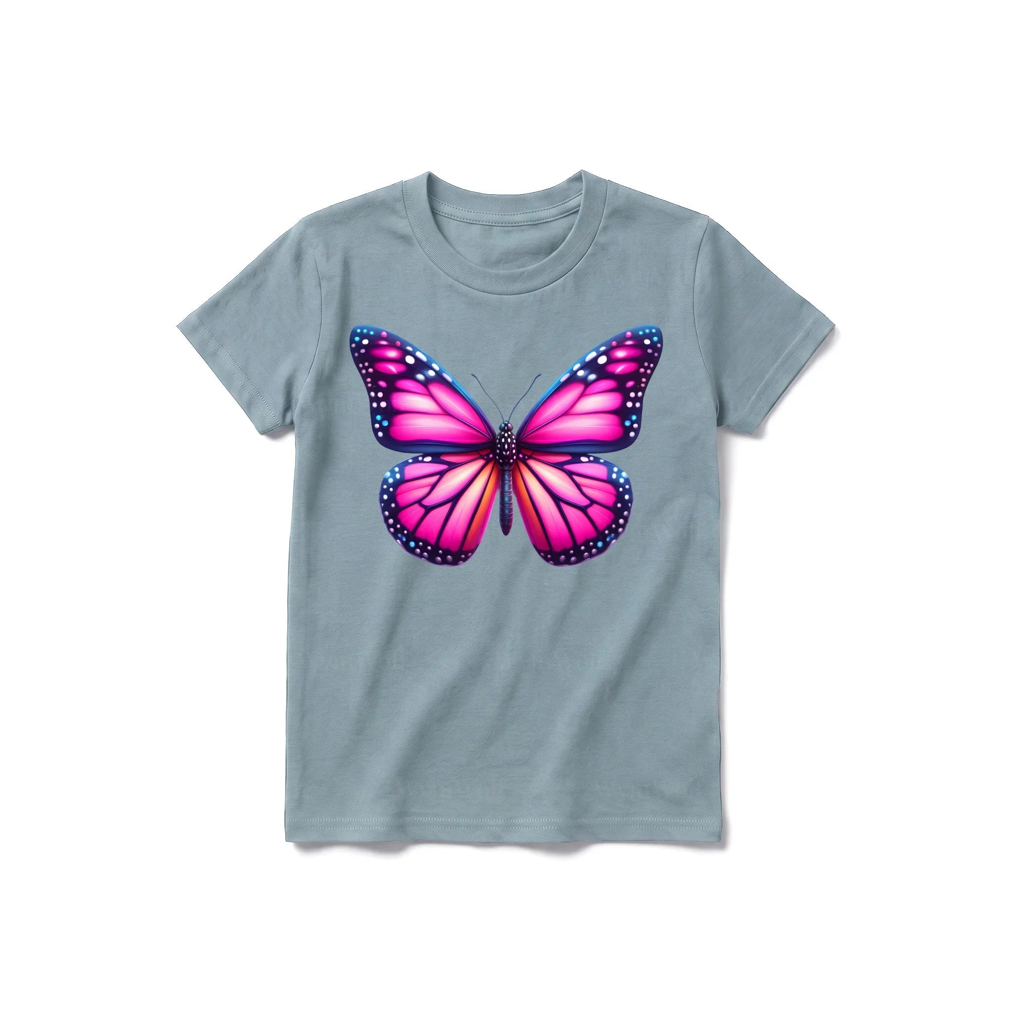 A sage short-sleeve crewneck t-shirt for youth featuring a graphic of a arthropods animal on the front.