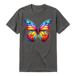 A charcoal short-sleeve crewneck t-shirt for adult featuring a graphic of a arthropods animal on the front.