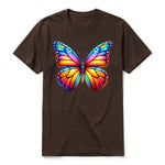 A chocolate short-sleeve crewneck t-shirt for adult featuring a graphic of a arthropods animal on the front.
