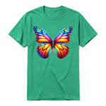 A kelly short-sleeve crewneck t-shirt for adult featuring a graphic of a arthropods animal on the front.