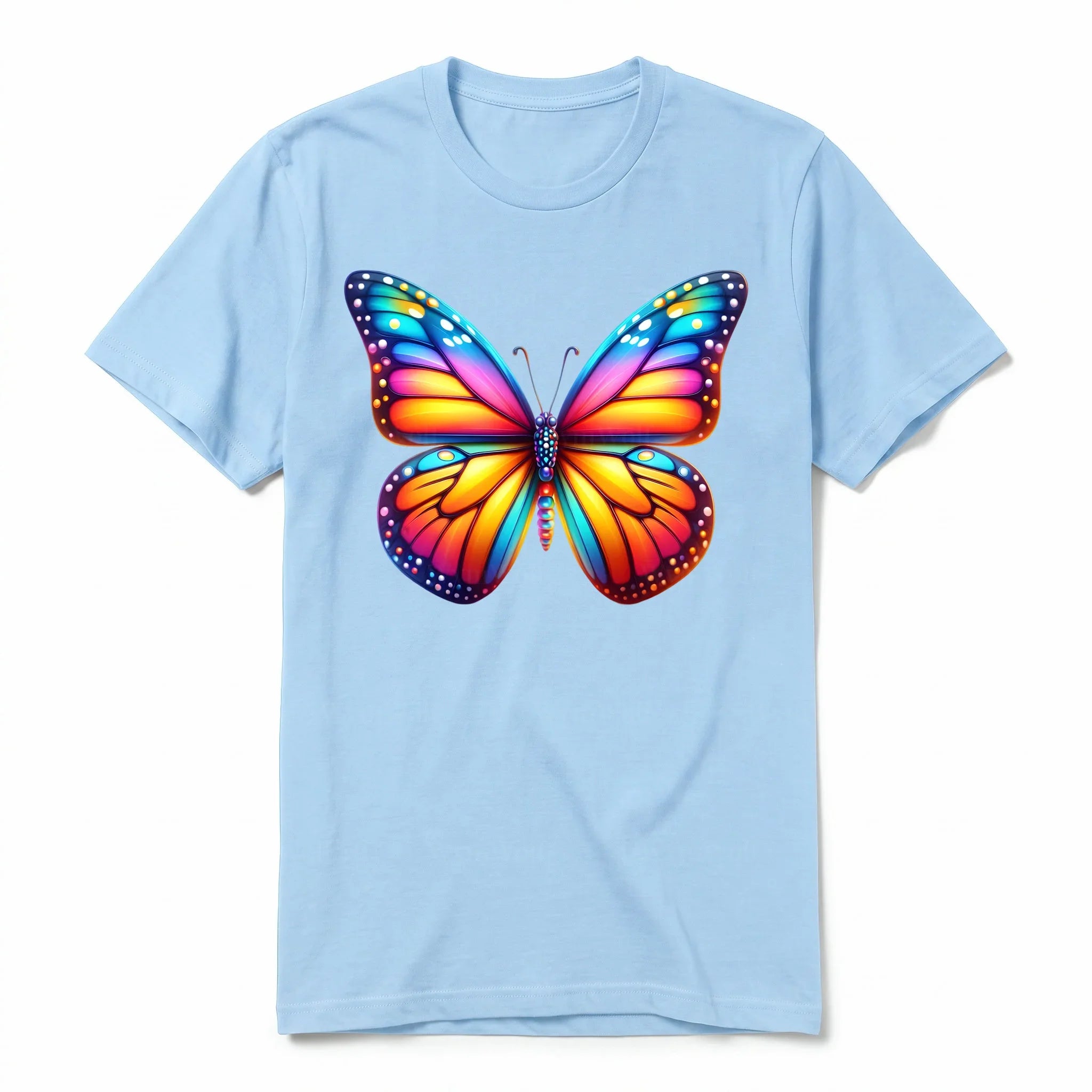 A powder short-sleeve crewneck t-shirt for adult featuring a graphic of a arthropods animal on the front.