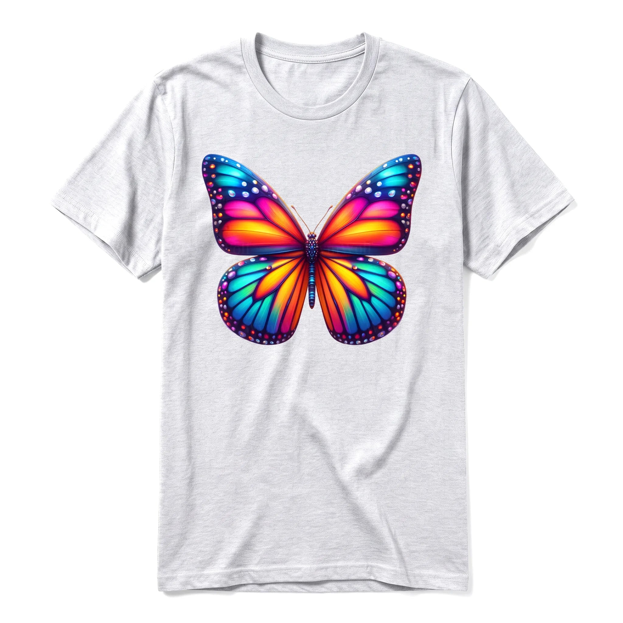 A ash grey short-sleeve crewneck t-shirt for adult featuring a graphic of a arthropods animal on the front.