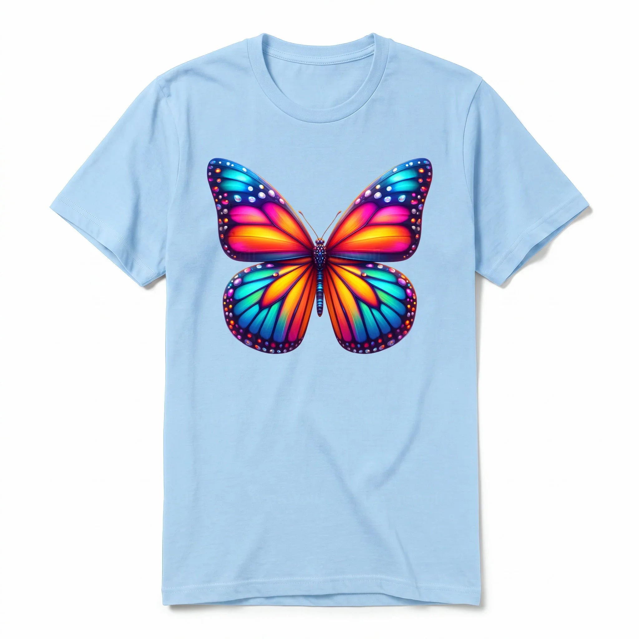 A powder short-sleeve crewneck t-shirt for adult featuring a graphic of a arthropods animal on the front.