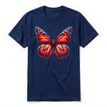 A navy short-sleeve crewneck t-shirt for adult featuring a graphic of a arthropods animal on the front.