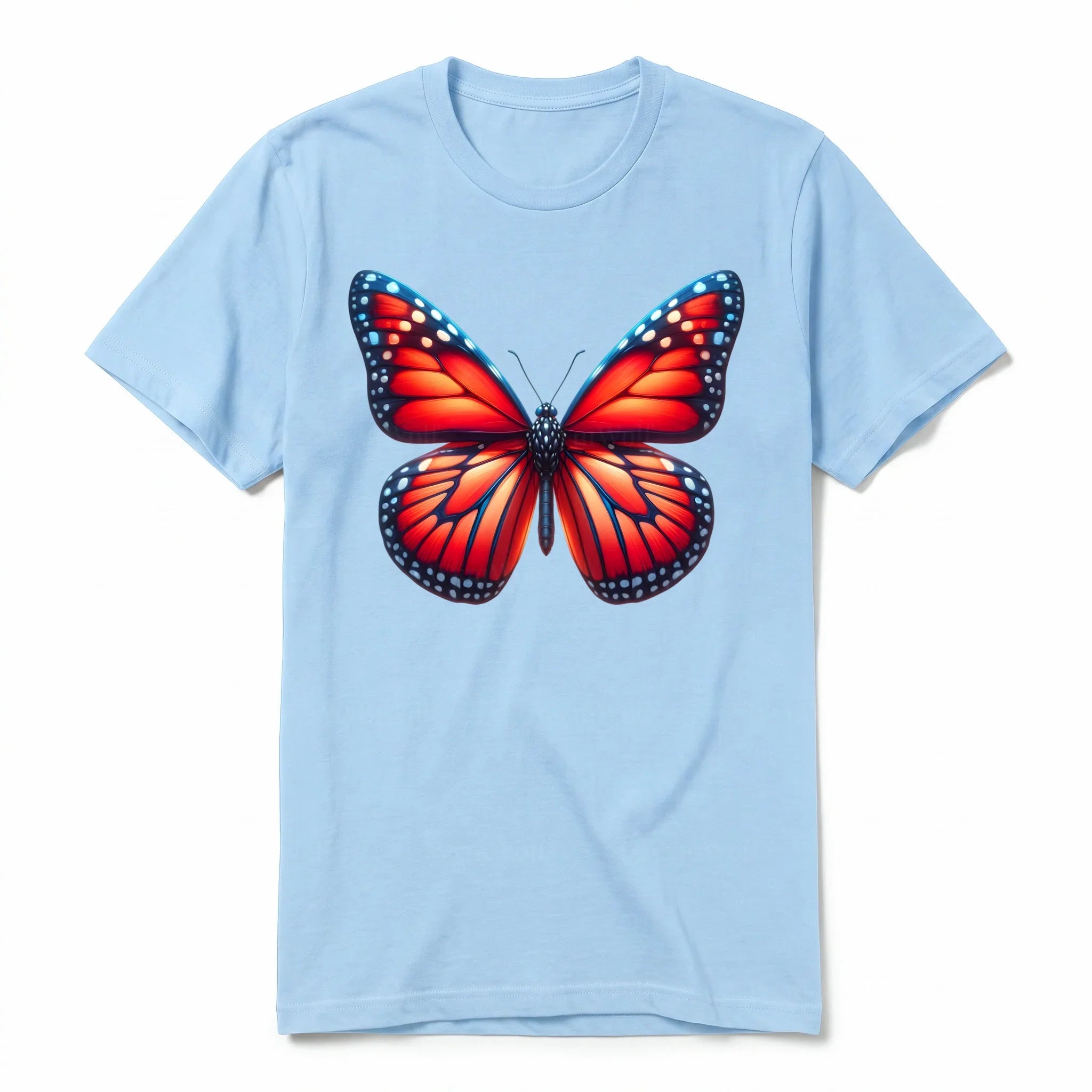 A powder short-sleeve crewneck t-shirt for adult featuring a graphic of a arthropods animal on the front.