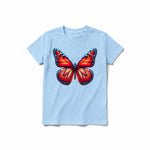 A powder short-sleeve crewneck t-shirt for youth featuring a graphic of a arthropods animal on the front.