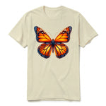 A latte short-sleeve crewneck t-shirt for adult featuring a graphic of a arthropods animal on the front.