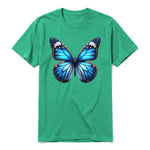 A kelly short-sleeve crewneck t-shirt for adult featuring a graphic of a arthropods animal on the front.